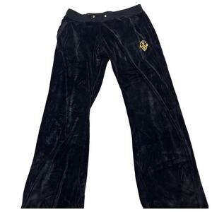 Dereon Vintage 2000s Low Waisted Flared Velour Sweatpants Size XL